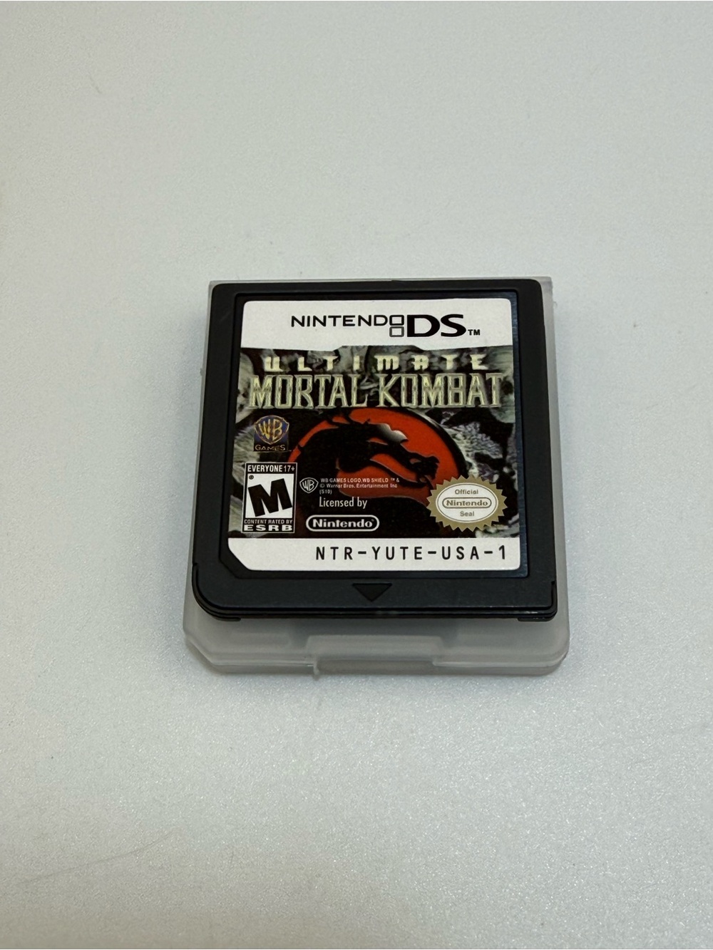 Nintendo DS Mortal Kombat Game Card